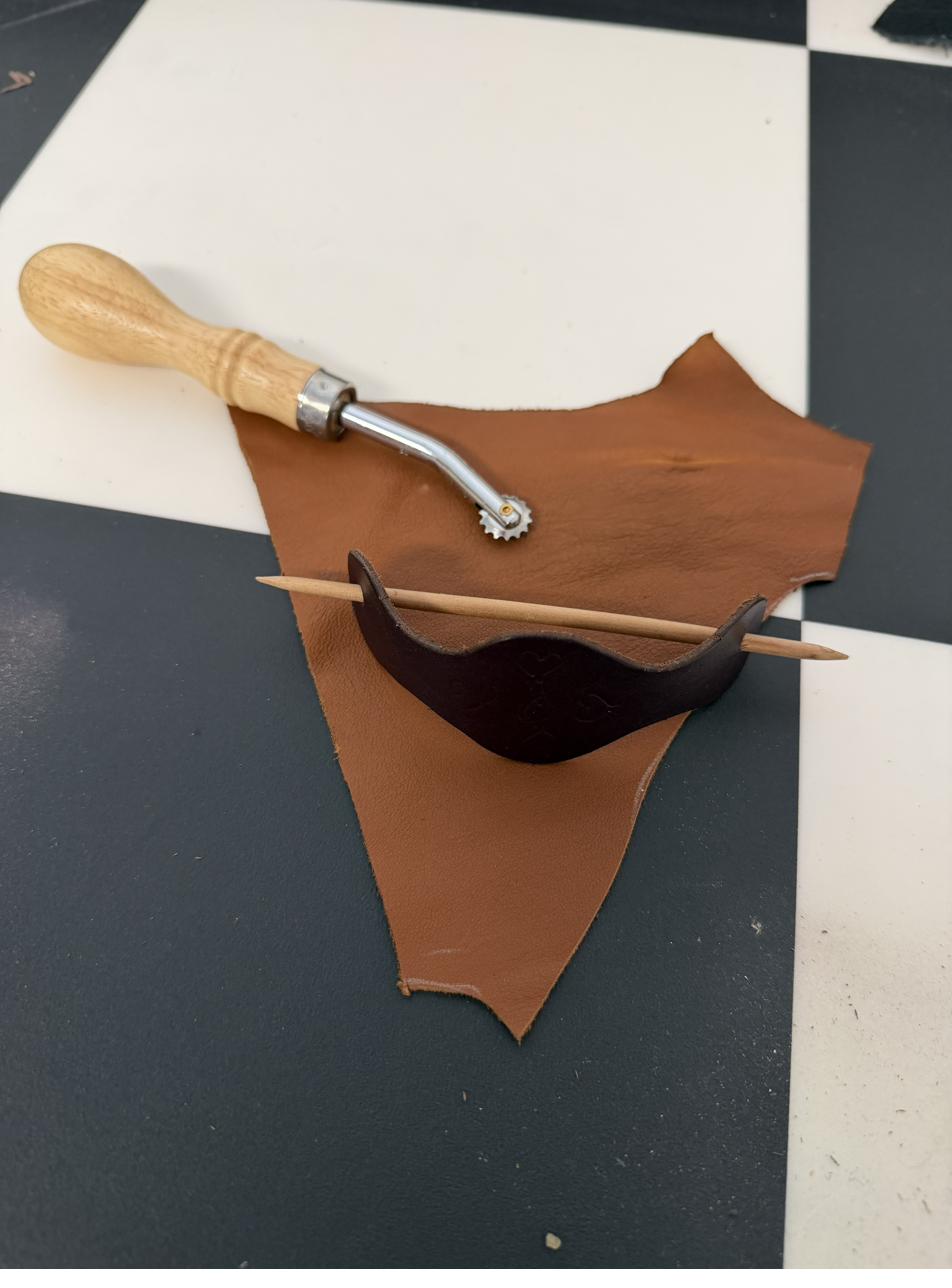 Leather bookmark detail view